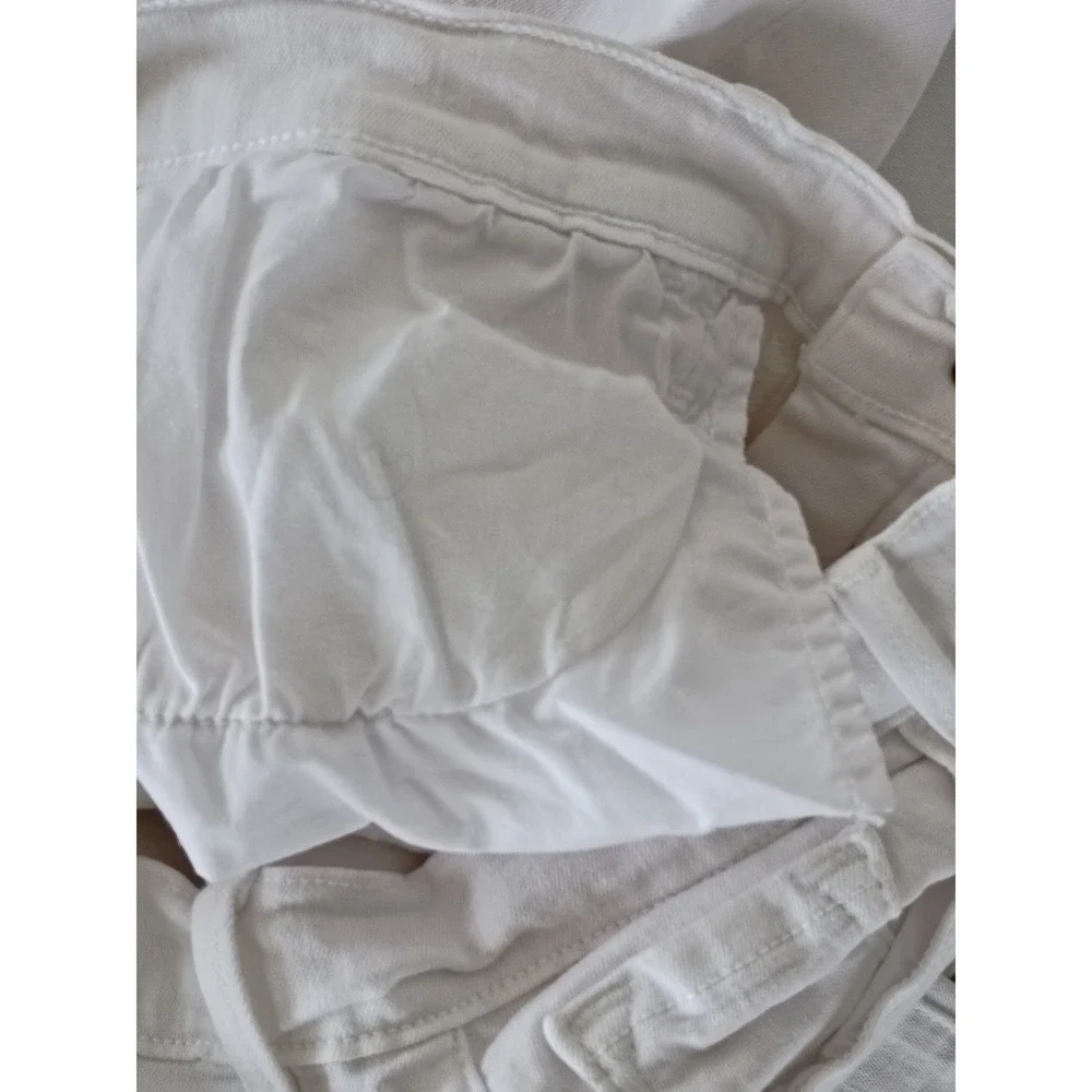 FRAME Le Skinny De Jeanne Crop Blanc White Jeans 27x27 USA Made Classic $228 - Picture 11 of 13